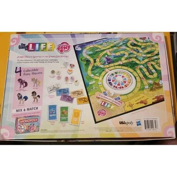 USAOPOLY GAME OF LIFE MY LITTLE PONY Opened Box - Picture 13 of 13